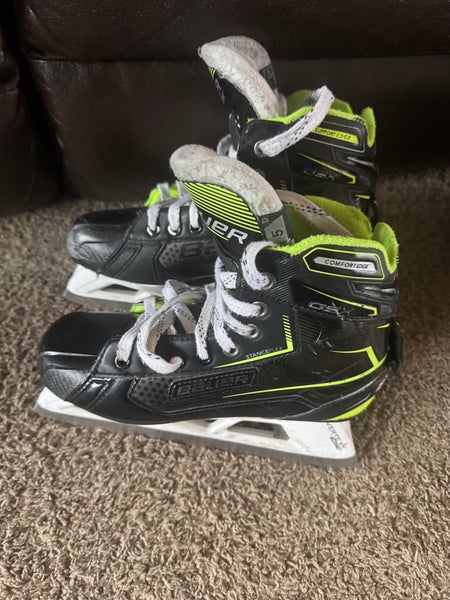 2021 Bauer GSX Hockey Goalie Skates Regular Width 5 (Used)