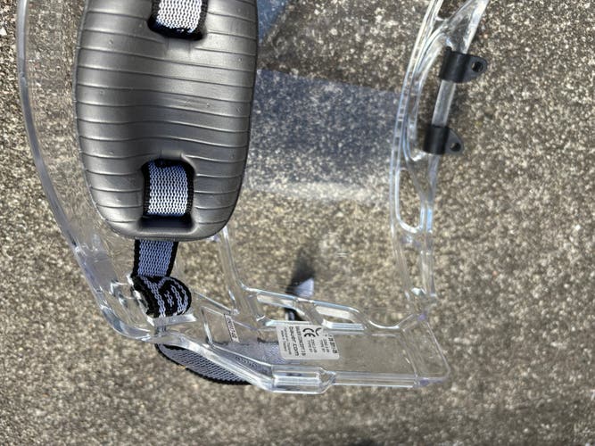 Bauer Pro Straight Visor Clear Shield (Used)