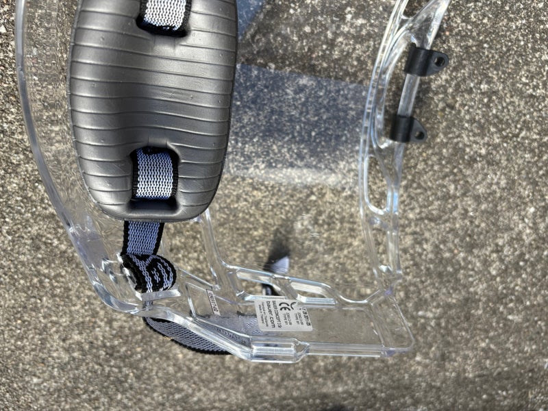 Bauer Pro Straight Visor Clear Shield (Used)
