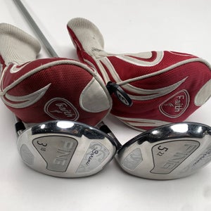 Ping Serene 3 & 5 Fairway Wood Set 18* 22* ULT210 Ladies Graphite Womens RH HC