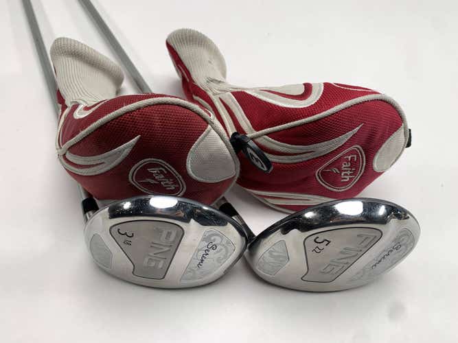 Ping Serene 3 & 5 Fairway Wood Set 18* 22* ULT210 Ladies Graphite Womens RH HC