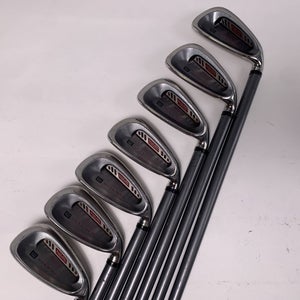 Wilson Deep Red Iron Set 4-PW+SW Tri-Ply Fat Shaft Ladies RH No 7 iron
