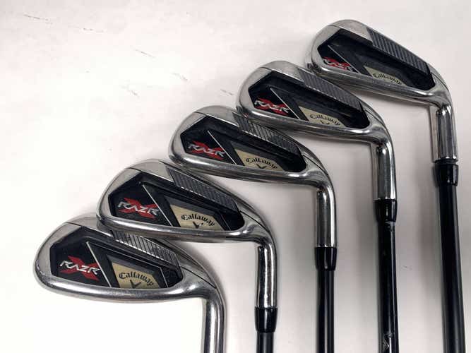 Callaway Razr X Iron Set 7-PW+GW 75g Regular Graphite Mens RH