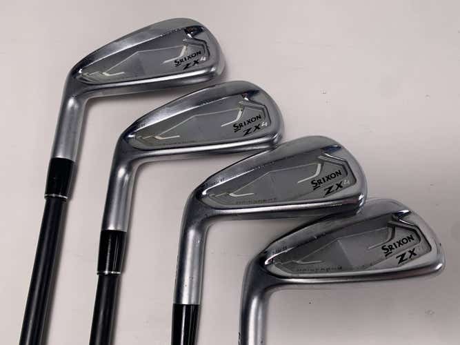 Srixon ZX4 MKII Iron Set 6-9 Project X Catalyst 5.0 50g Senior Graphite Mens LH