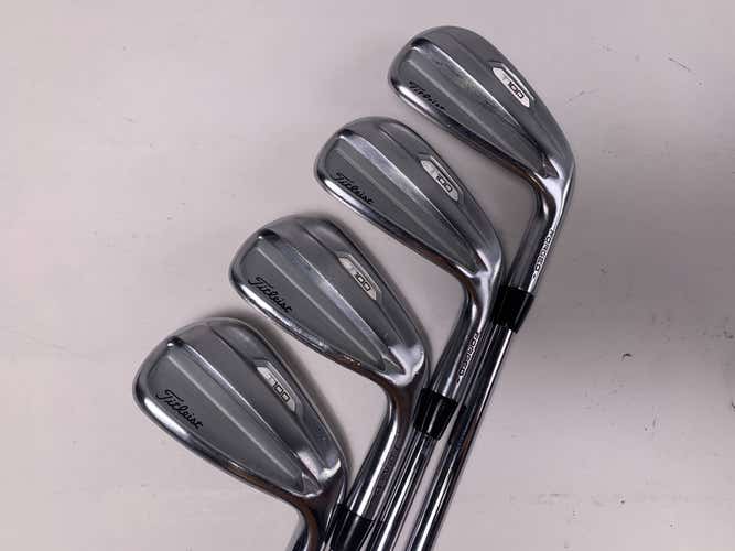 Titleist T100 2021 Iron Set 6-9 Dynamic Gold Tour Issue X100 Extra Stiff RH