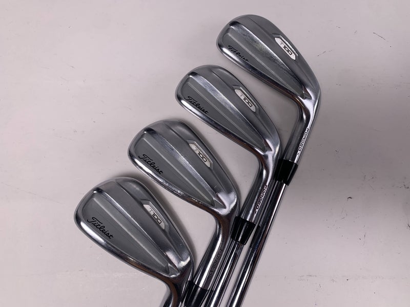 Titleist T100 2021 Iron Set 6-9 Dynamic Gold Tour Issue X100 Extra Stiff RH