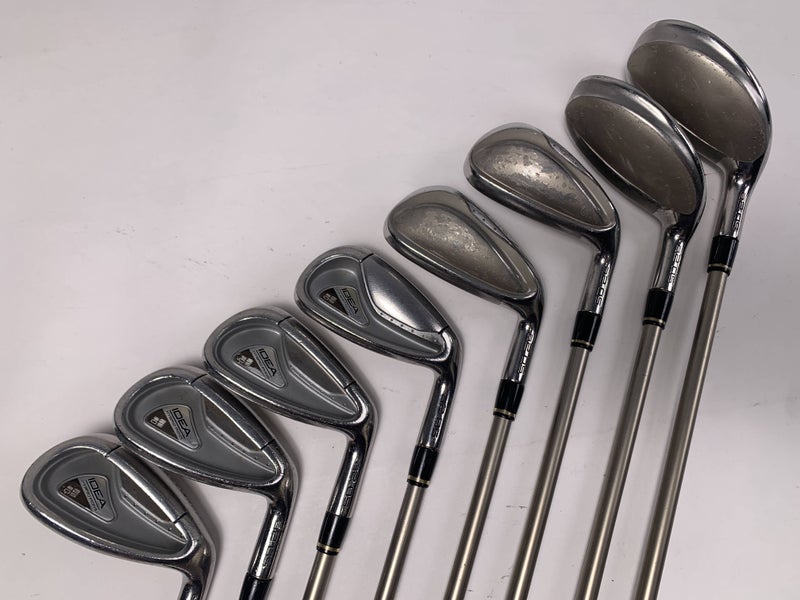 Adams Idea A2 OS Hybrid Iron Set 4H-5H 6-PW+SW Aldila Womens 55g Ladies RH
