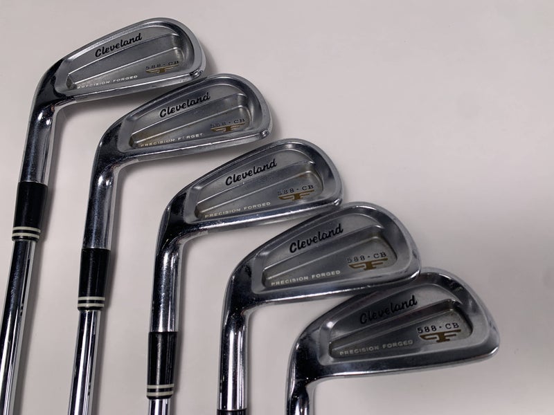 Cleveland 588 CB 2012 Iron Set 5-9 True Temper Dynamic Gold S300 Stiff LH -1''