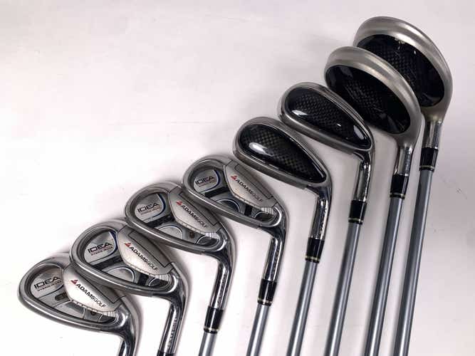 Adams Idea Tech OS Iron Set 3-PW YS+ 60g Regular Graphite Mens RH