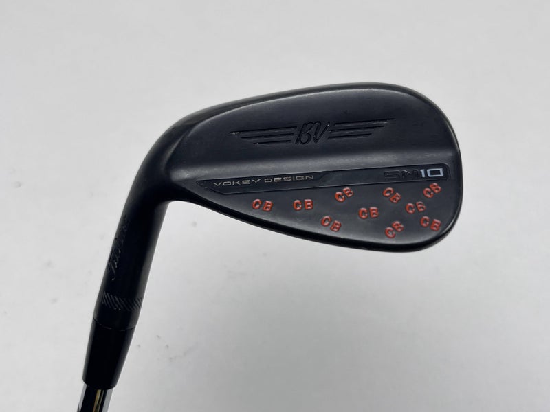Titleist Vokey SM10 Jet Black Wedge 46* 10 F-Grind Hi Rev 2.0 125g Stiff LH