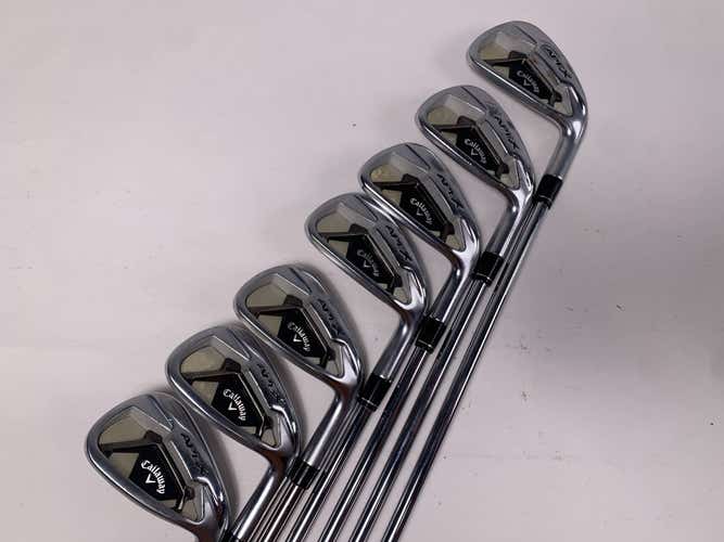 Callaway Apex 21 Iron Set 4-PW Various 95g Stiff Steel Mens RH -1/2''