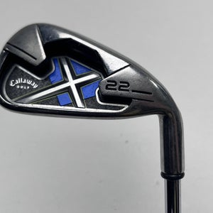 Callaway X-22 Single 6 Iron Uniflex Steel Mens RH