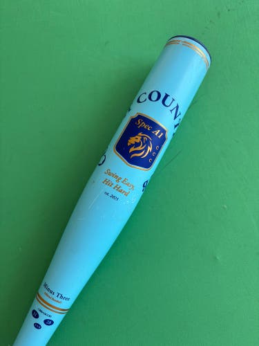 Combat MFG Country Club Spec A1 "Members Only: Swing Easy" Alloy Bat BBCOR Certified (-3) 28 oz 31"