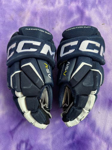 Blue Junior CCM Tacks AS-V Gloves 12" (Used)