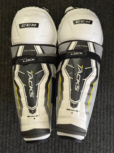 Senior CCM Tacks 15" Shin Pads (Used)
