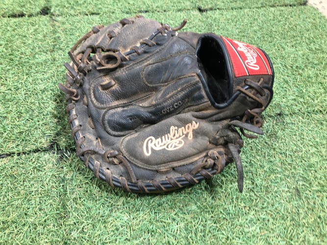 Black Rawlings Premium Series RH Catcher's Baseball Glove 32.5" (Used)