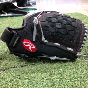 Black Rawlings Renegade RH Pitcher's Baseball Glove 12.5" (New)