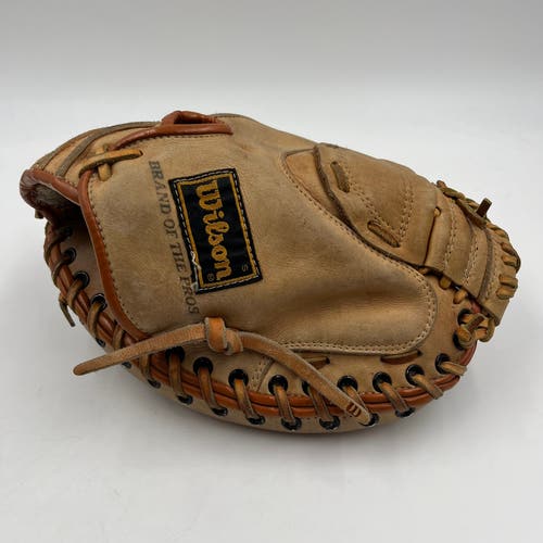 Wilson A2514 Carlton Fisk Catchers Mitt Baseball Glove