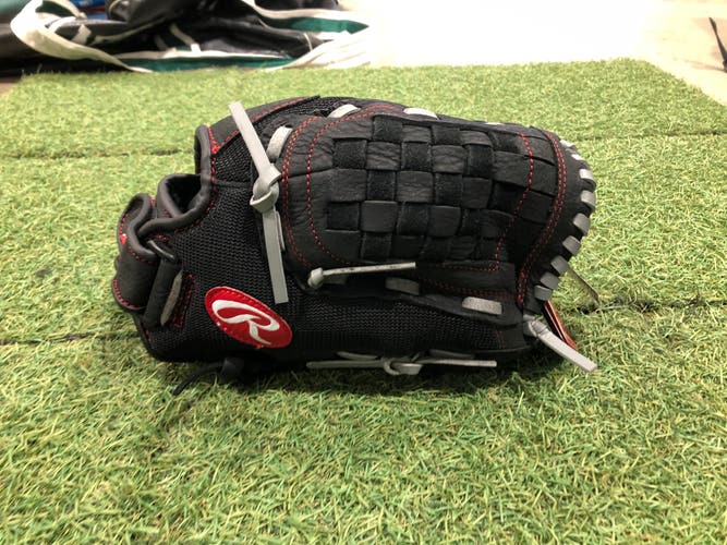 Black Rawlings Renegade RH Pitcher's Baseball Glove 12.5" (New)