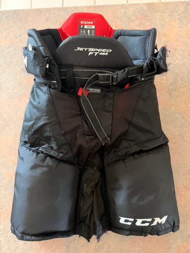 Junior Medium CCM JetSpeed FT485 Hockey Pants (Used)
