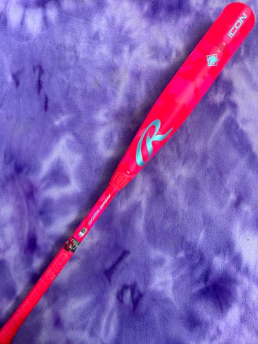 2025 Rawlings Icon Composite Bat USSSA Certified (-10) Composite 21 oz 31" (Used)