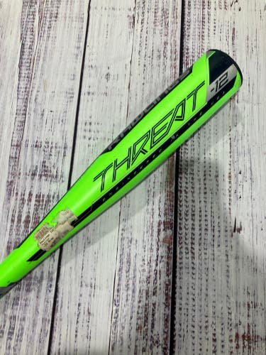 2019 Rawlings Threat Composite Bat USABat Certified (-12) Composite 18 oz 30" (Used)
