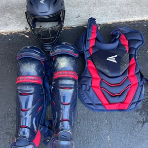 Blue Easton Elite x Catcher's Set (Used)