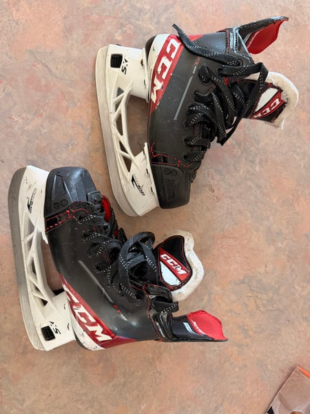 Black 2021 CCM JetSpeed FT485 Hockey Skates Regular Width Size 1.5 (Used)