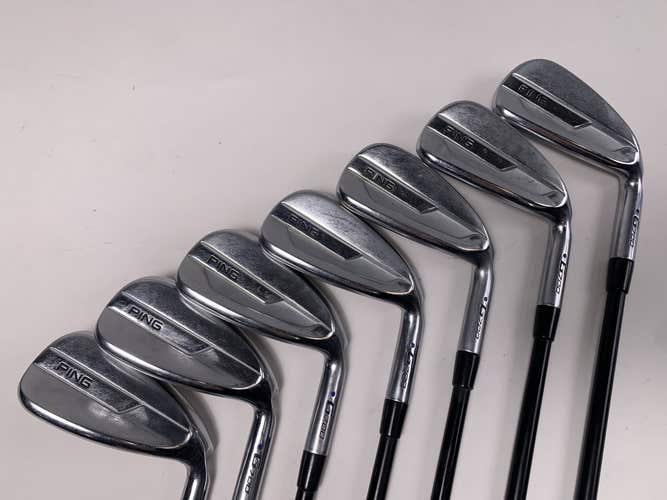 Ping G700 Iron Set 5-PW+GW Blue Dot 1* Up Alta CB AWT Regular Graphite Mens RH