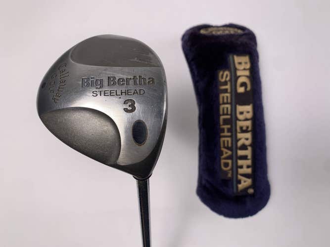 Callaway Steelhead 3 Fairway Wood 15* Memphis "10" 98 Regular Steel Mens RH HC