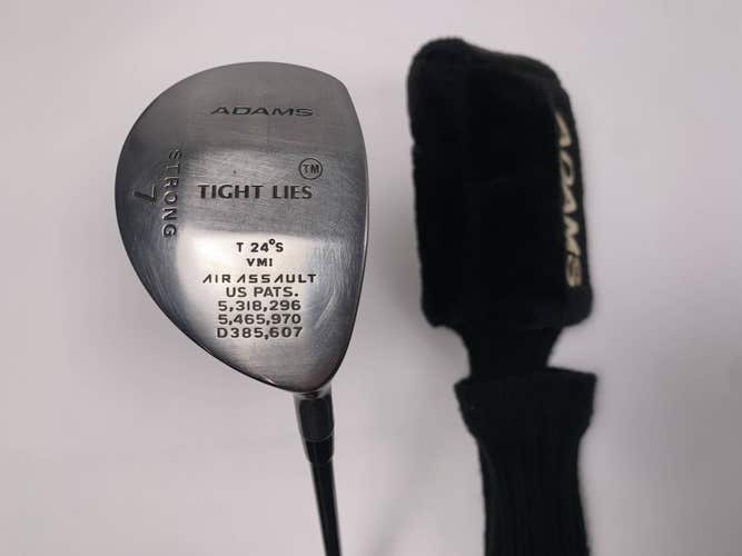 Adams Tight Lies 1998 7 Strong Fairway Wood 24* Regular Graphite Mens RH HC