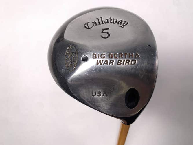 Callaway Big Bertha Warbird 5 Fairway Wood 18* UST ProForce 65 Gold 65g Stiff RH