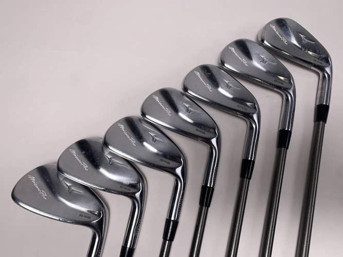 Mizuno Pro 245 Iron Set 4-PW AeroTech SteelFiber i110 CW Stiff Graphite Mens RH