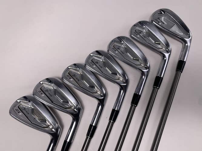Srixon ZX5 MKII Iron Set 4-PW AeroTech SteelFiber i95 CW Stiff Graphite Mens RH