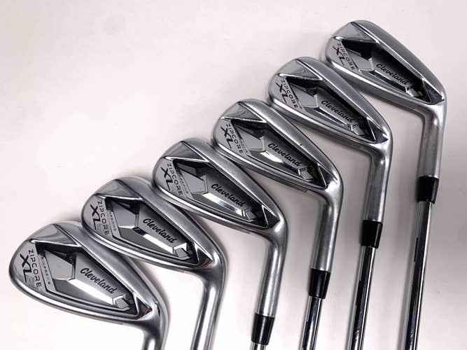 Cleveland ZipCore XL Iron Set 5-PW KBS Tour Lite Regular Steel Mens RH +1"