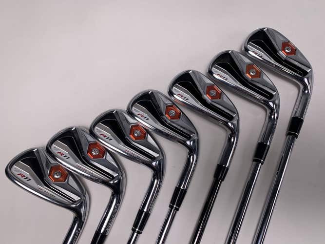 TaylorMade R11 Iron Set 5-PW+AW KBS Regular Steel Mens RH +1/2"