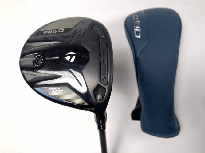 TaylorMade Qi4D Max Lite 5 Fairway Wood 18* Reax 45g Senior Graphite Mens RH HC