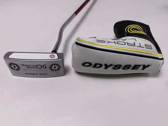 Odyssey White Hot OG 23 Double Wide Putter 34" Mens RH HC