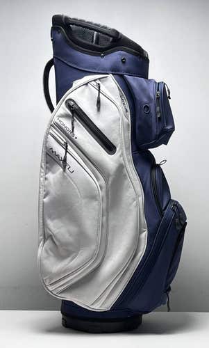 Maxfli Honors + Cart Bag White 14-Way Divide No Strap Golf Bag