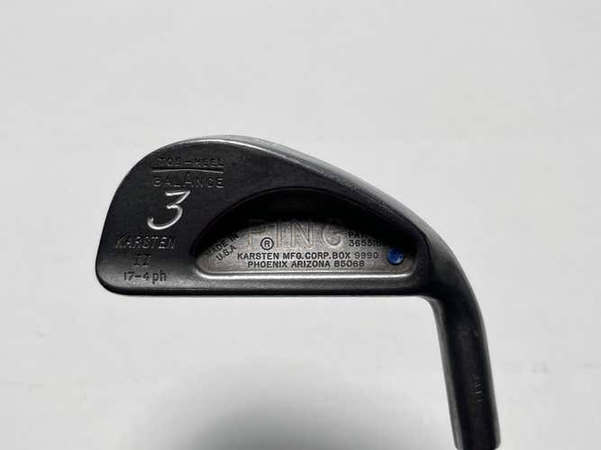Ping Karsten II Single 3 Iron Blue Dot 1* Up ZZ Lite Stiff Steel Mens RH