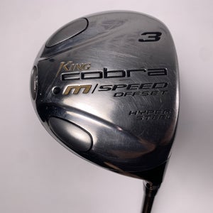 Cobra M Speed Offset 3 Fairway Wood 15* Bassara M Speed Tuned 45g Senior RH