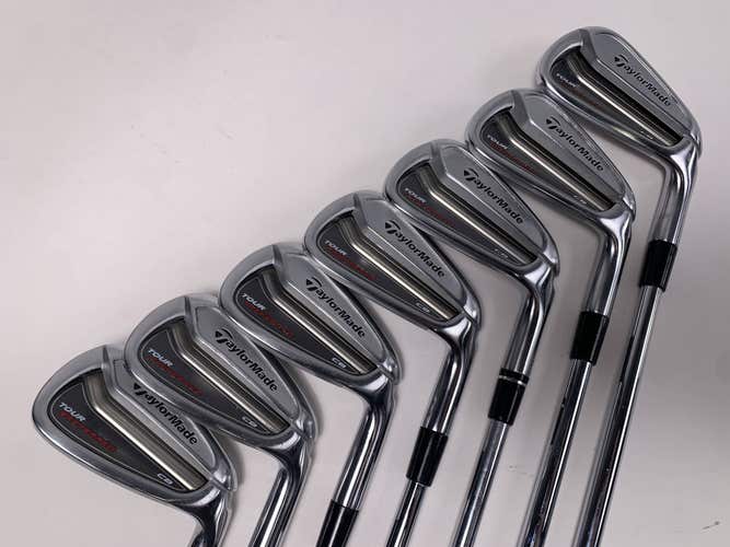 TaylorMade Tour Preferred CB 2014 Iron Set 4-PW KBS Tour Stiff Steel Mens RH