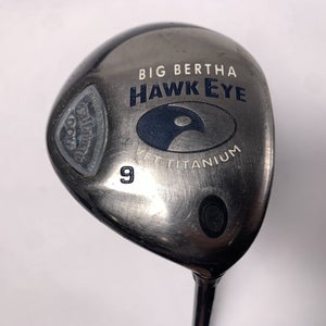 Callaway Hawkeye VFT 9 Fairway Wood 24* Big Bertha Gems 50 Ladies RH
