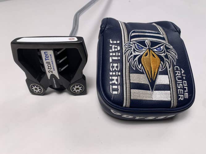 Odyssey 2-Ball Ten Lined Broomstick Putter 48" Mens RH HC