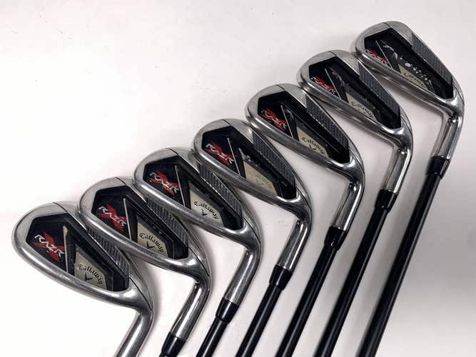 Callaway Razr X Iron Set 6-PW+AW+SW 75g Regular Graphite Mens RH