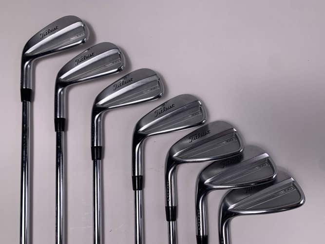 LEFTY Titleist T100 2023 Iron Set 4-PW True Temper DG X100 Extra Stiff Steel LH