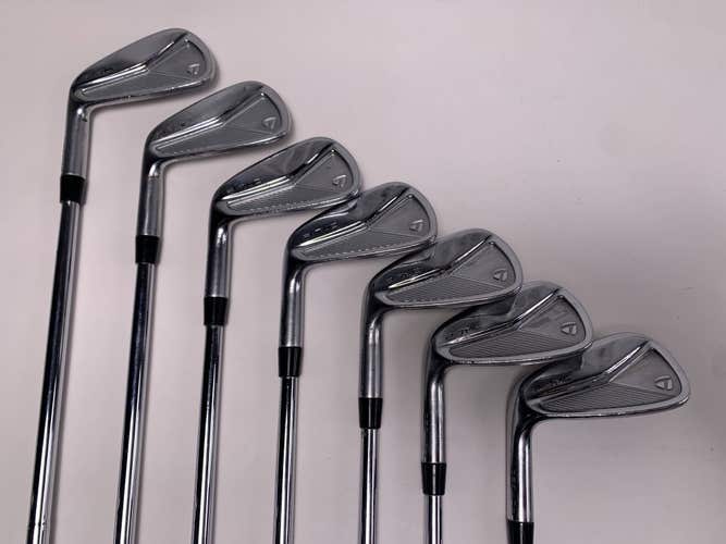 LEFTY TaylorMade P7MC 2021 Iron Set 4-PW DG X100 Tour Issue Extra Stiff Steel LH