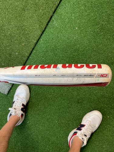 2023 Marucci CATX Alloy USSSA Certified Bat (-10) 20 oz 30" (Used)