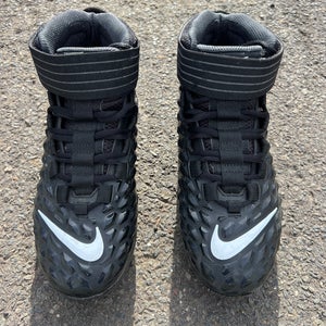 Men's Size M 7.0 (W 8.0) Nike Force Savage Pro 2 Mid Top Molded Cleats (Used)