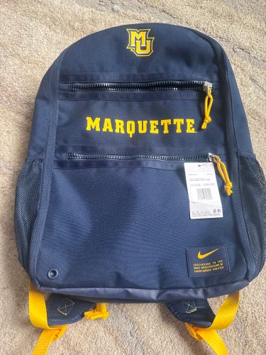 New Marquette University Basketball Issued Backpack